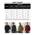 thumbnail image 5 of Xidunhg Mens Hooded Henley Sweatshirt Casual Long Sleeve Drawstring Waffle Knit Pullover Hoodies Wine Red XL, 5 of 7