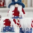 thumbnail image 6 of Clearance!4th of July Gnome Plush Elf Decorations,Gnome Independence day Decor,American Stars and Stripes Scandinavian Tomte Gnomes Decorations for Home Table Tiered Tray Ornaments 7x5x3inch, 6 of 6