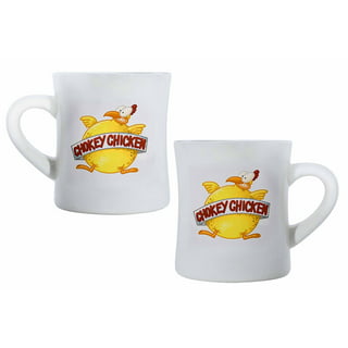 Serami Original 11oz Cream Diner Coffee Mug Set - Ceramic Mugs Great for  Kitchen Set, Travel, and Hot Tea, Retro Waffle House Fa