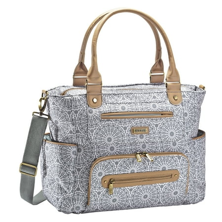 Jj Cole Caprice Diaper Bag Gray Moroccan