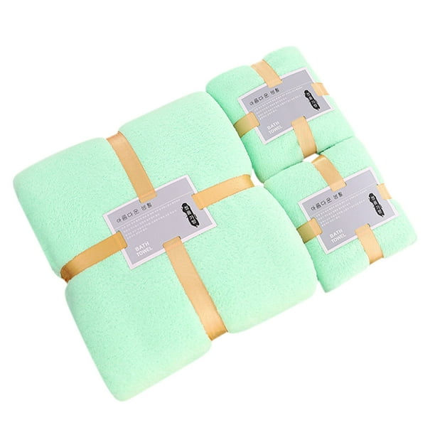 Toalla de baño de terciopelo, toalla suave y absorbente, toalla gruesa con relieve que absorbe el agua, toalla cálida para interiores y exteriores para uso diario, camping, picnic y clima frío.
