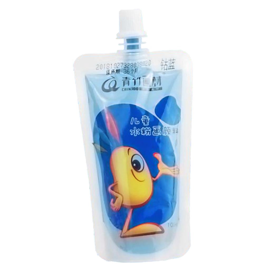 FVDPWYE Artist Kids Washable Gouache Paints Opaque Pigments for Watercolor Painting Wall Blue