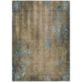 thumbnail image 2 of Addison Rugs Chantille Indoor/Outdoor Transitional Floral Taupe Machine Washable Rectangle Rug, 2'6" x 3'10", 2 of 7