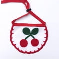 thumbnail image 3 of Baberos para perros y gatos, bufanda ajustable con forma de corazón (cereza S), 3 of 3