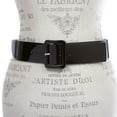 thumbnail image 2 of Women's High Waist Patent Leather Wide Fashion Square Belt, 2 of 3