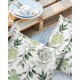 thumbnail image 2 of Pack of 2 Outdoor Pillow Covers, Summer Tropical Succulent Plants Watercolor Waterproof Square Throw Pillowcase Cushion Decorative Pillow Covers for Couch Patio Tent, 16x16 in, 2 of 6