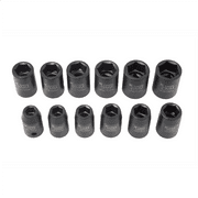 K-Tool 38100 12-pc 1/2 Drive Metric Impact Short Socket Set