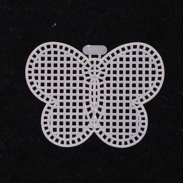 Almohadilla para macetas con forma especial Cuadrada En forma de mariposa Redonda Pentagonal Placa de malla para punto de cruz Bordado tridimensional