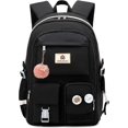 thumbnail image 1 of Mochilas para computadora portátil Mochila escolar de 15,6 pulgadas Mochila universitaria Mochila de viaje antirrobo Mochilas grandes para adolescentes Niñas Mujeres Estudiantes, 1 of 5
