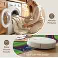 thumbnail image 5 of ODIKA Design With Crossed Bats Ball And Stitched Seam Accents Baseball Field Sport Pet Friendly & Kids Safe Play for Playroom, Bedroom, Reading Nook, 5 of 7