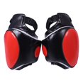 thumbnail image 1 of Almohadillas de EVA para muslos de Muay Thai, protectores de piernas para Kickboxing, equipo de protección Sanda Negro Rojo, 1 of 8