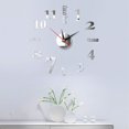 thumbnail image 2 of TheFound Household Stereoscopic Clock Sticker Daily Sticky Mirror Wall Clock, 2 of 2