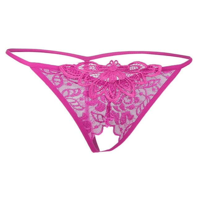 Bragas de encaje para mujer, tanga hipster, tanga Dessoua Overture, minislip Rosa