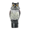 360 Rotating Head Owl Decoy, Realistic Sounds Scarecrow, Pest & Bird Repellent for Yard
