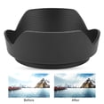 thumbnail image 4 of Parasol de plástico negro HB-53 para lentes Nikon AF S 24-120 mm f 4G ED VR, 4 of 7