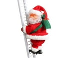 thumbnail image 2 of Santa Claus Electric Ladder Music Doll Christmas Ornaments Children Dolls Christmas Gift Window Decorations, 2 of 8