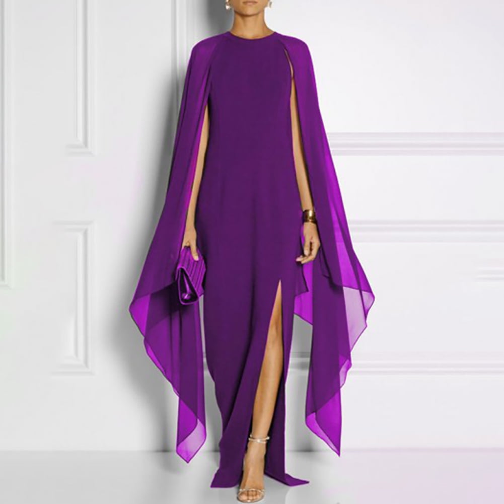ladies dress with cape
