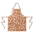 thumbnail image 2 of Autumn Fall Leaves Pattern Apron-Garden Aprons for Women with Pockets-Cotton Linen Waterproof Kitchen Cooking Gardening Aprons Adjustable for Kitchen,Cooking,BBQ and Salon 33"x27", 2 of 7