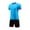Sky Blue, variant on Cethrio Boys Activewear Outfit Sets, Athletic Summer Quick-dry T-shirts and Shorts Sets Light Blue Size 6