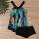 thumbnail image 3 of Trajes de Baño de Bikini de Mujer Grande Impresión Dividida Traje de Baño Falda de Dos Piezas, Bikini de Playa Sexy para el Verano, 3 of 5
