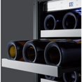 thumbnail image 4 of Summit Classic 15-Inch 34 Bottle Wine Cellar / Cooler - Stainless Steel / Black Cabinet - CL15WC, 4 of 6