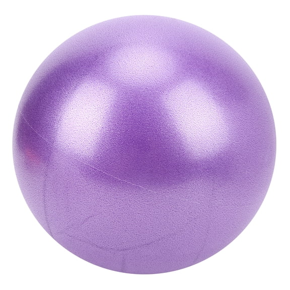 Xirurus 9.8 Inches / 25 cm Mini Yoga Ball Anti-Slip Heavy Duty Pilates Core Training Exercise Fitness Pregnancy Explosion-Proof Workout Balance Balls For Home Gym, Purple