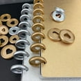 thumbnail image 6 of 32Pcs Heart Plastic Expander Discs Plastic Loose Leaf Binder Discs Scrapbooking Supplies Discbound Expansion Discs for Notebooks Planners Journals(24mm), 6 of 7