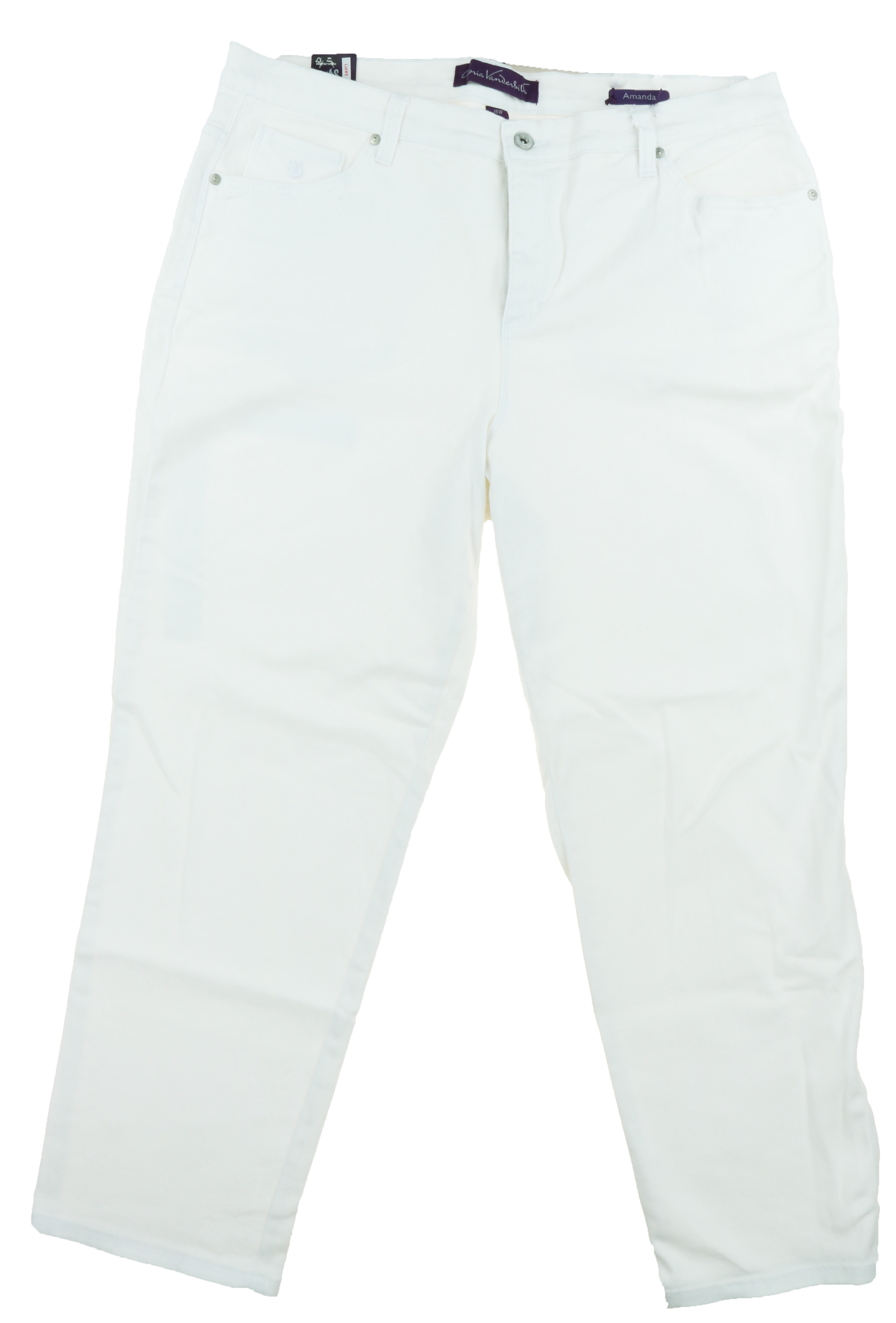 white gloria vanderbilt jeans