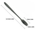 thumbnail image 5 of Hwuxmo Clean Brush Baby Bottle Brush Cleaner Spout Cup Glass Teapot Washing Cleaning Tool Brush Dark Gray, 5 of 5