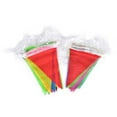 thumbnail image 7 of Colorful Flag Pennants Multicolor Rainbow Pennant Banner Nylon Cloth Banner, Garland for Grand Opening, Party Celebrations, Classroom Decoration Wedding Celebration, 7 of 7