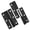 Black(Right-Handed), variant on 2 PCS Black Lift Off Hinge 2.5Inch Stainless Steel Detachable Small Lift Off Hinges Right Handed Slip Joint Flag Hinges Rising Butt Cabinet Door Hinges