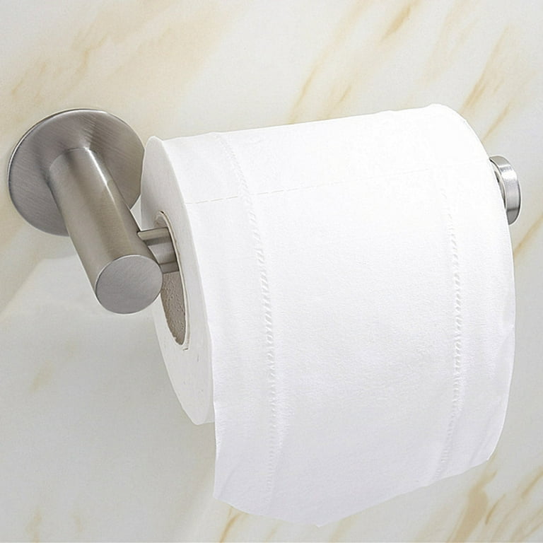 Vanloory Toilet Paper Holder, Self Adhesive Tissue Holder Stainless Steel  Rustproof Paper Roll Holder, No Drilling Easy to Install, Toilet Paper Rack
