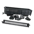 thumbnail image 4 of Modelo de accesorios de tren a escala 1:75, coleccionable, regalo, hecho a mano con vía férrea. Vagón abierto negro, 4 of 9