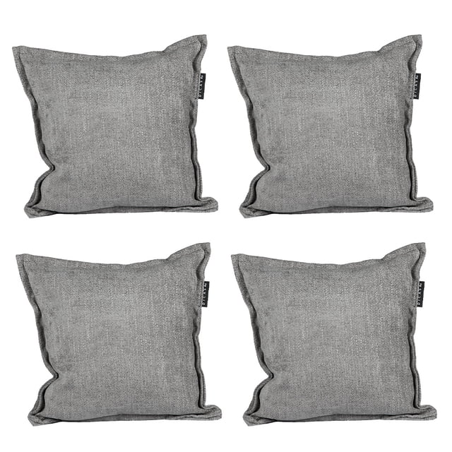 Cojin Cecorativo Cuadrado Set de 4 Bond Gris Oscuro