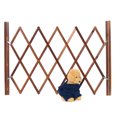 thumbnail image 2 of Clôture Instantanée Extensible Bois Porte Rétractable Portes Portative Chien Animaux de Compagnie Sécurité Patio Jardin Pelouse Cour Maison, 2 of 5