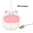 thumbnail image 4 of Mini Neclace Fan Cute Pig Shape USB Rechargeable Portable Silicone Hanging Neck Fan With USB Cable For Outdoor Camping, 4 of 8