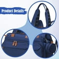 thumbnail image 6 of LeeQinersw Diaper Bag Backpack Travel Bag Large Capacity Wear Resistant with Shoes Compartment Pacifier Case for Clothes Trip Essentials Blue, 6 of 9
