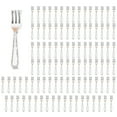 thumbnail image 2 of Kokiya 100 Pieces 1:12 Scale Dollhouse Tableware Dollhouse Decoration Miniature Cutlery fork, 2 of 8