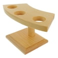 WAXIAYU Wooden Ice Cream Cone Display Stand 3 Hole Rack for Restaurant