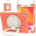 thumbnail image 3 of Funda con soporte de anillo ajustable para iPad de 9,7 pulgadas (2018) con correa para el hombro, gran soporte de anillo ajustable, protección contra golpes., 3 of 5
