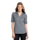 thumbnail image 1 of Port Authority® Ladies Oxford Pique Polo con dos bolsillos. L557 Monumento Gris/ Autoridad Portuaria L557, 1 of 1