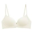 thumbnail image 4 of Sngxgn Full Coverage Push up Bra, Bras for Women(White,38), 4 of 4