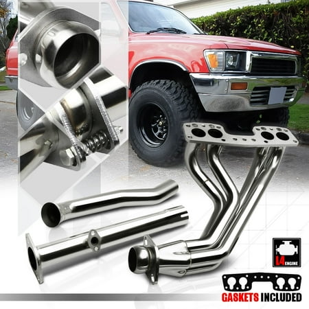 2wd Header - Stainless Steel Full Exhaust Header Manifold for 90-95 4Runner/Pickup 2WD 22R-E 91 92 93 94