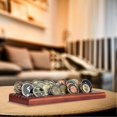 thumbnail image 4 of Coin Display Rack Coin Collecting Rack Wooden Coin Collecting Rack for Desk, 4 of 5