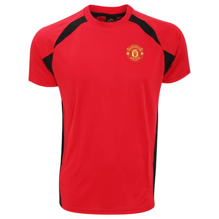 Manchester United FC Mens Official Short Sleeve Soccer/Football Crest T-Shirt