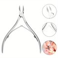 thumbnail image 4 of 1/2/4/6pcs Professional Stainless Steel Nail Cutter Scissor Nippers Multifunctional Cuticle Pusher,Ergonomic Design for Manicure, 4 of 6