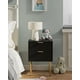 thumbnail image 5 of Bedside Table with Gold Frame,Side Table with Two Drawers,Bedside Furniture,Drawer Dresser with Mid-Century Modernfor Bedroom,Li My Lux Decor Round, 5 of 6