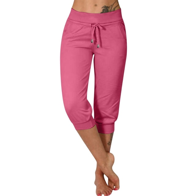 Pantalon Chino Mode Décontractée pour Femmes, Short, Pantalon Uni