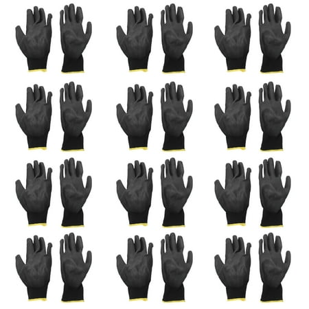 

Pavo 12 Pair Anti-static Gloves Durable Nylon Gloves Safety Mechanical Mitten Protective Glove for Man Woman (Size S)