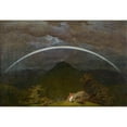 thumbnail image 3 of Caspar David Friedrich 14x11 Black Modern Framed Museum Art Print Titled - Mountain Landscape with Rainbow (circa 1809-1810), 3 of 5